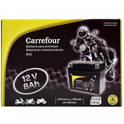 Batería de Moto 12V 8AH Carrefour