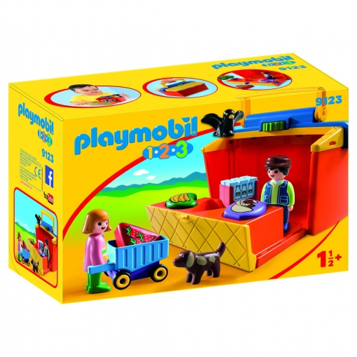 antiguo sangrado por no mencionar Playmobil - 1.2.3 Mercado Maletín | Las mejores ofertas de Carrefour