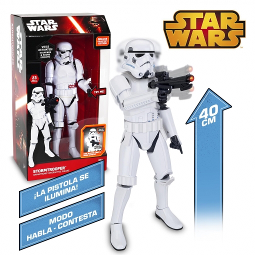 Start Wars - Figura Interactiva Storm Trooper 45 Cm Star Wars Classic Saga
