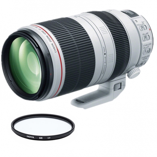 Canon Ef 100-400mm F4.5-5.6l Is Ii Usm + Hoya Ux Uv 77mm Filter