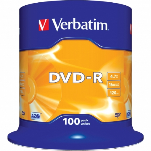 Decimal medio litro compilar Dvd-r Verbatim Matt Silver Tarrina 100 Uds con Ofertas en Carrefour | Las  mejores ofertas de Carrefour