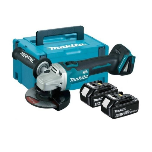 Amoladora Angular Makita Sin Escobillas Dga506rtj 125 Mm Con 2 Baterías 18  V 5 Ah Li-ion Y con Ofertas en Carrefour | Las mejores ofertas de Carrefour