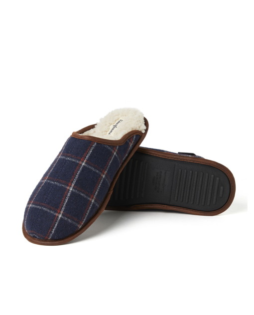 Zapatillas De Estar Por Casa Hombre Riley Plaid Zueco Memory Foam Dearfoams  (talla S A Xl) con Ofertas en Carrefour | Las mejores ofertas de Carrefour