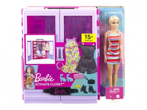 Barbie Fashionista Armario Portátil Para Ropa De Muñeca, Incluye 3 Looks  Completos, 6 Perchas Y Muñeca, Juguete +3 Años (mattel Hjl66) con Ofertas en  Carrefour | Las mejores ofertas de Carrefour