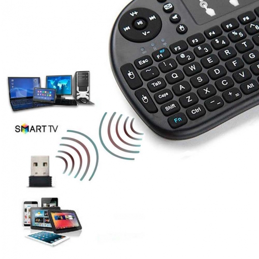 Teclado Inalambrico Touchpad Wireless No Bluetooth Para Smart Tv Samsung Negro con Ofertas en Carrefour | Las mejores de Carrefour