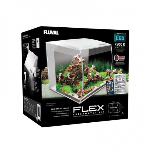 Fluval Flex Acuario 57 L Blanco