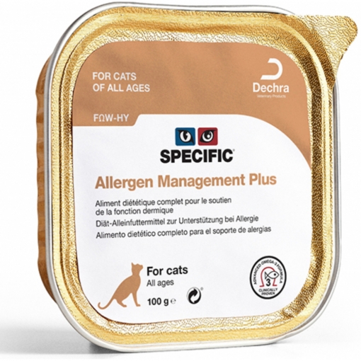 Specific Alimento Húmedo Para Gatos Allergy Manegement Plus Fow-hy, Pack 4 X 7 X Bandeja 100 Gr