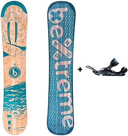 Pack Tabla Snowboard 160cm Bextreme Waves + Fijaciones Sp 44-46 con Ofertas en Carrefour | Las mejores ofertas de Carrefour