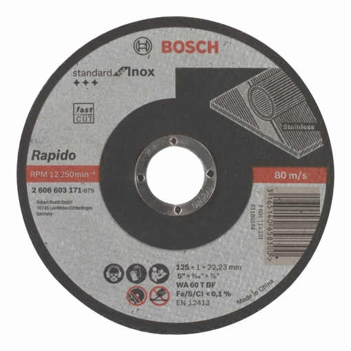 Disco de corte 1 mm de grosor Inox diámetro de 125 mm para amoladora de ángulo Disco flexible 30 unidades discos de corte profesionales 