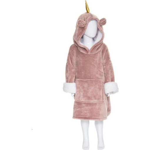 Sudadera Con Capucha Unicornio A Cuadros - Marrón con Ofertas en Carrefour  | Las mejores ofertas de Carrefour