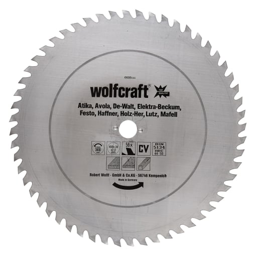 1 Disco De Sierra Circular Para Madera 56 Dientes Wolfcraft 250*30*1.4 Mm  con Ofertas en Carrefour | Las mejores ofertas de Carrefour