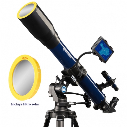 Útil invernadero Retrato Telescopio Refractor Skylux 70/700 Eq + Adaptador Para Smartphone Y Filtro  Solar Bresser con Ofertas en Carrefour | Las mejores ofertas de Carrefour
