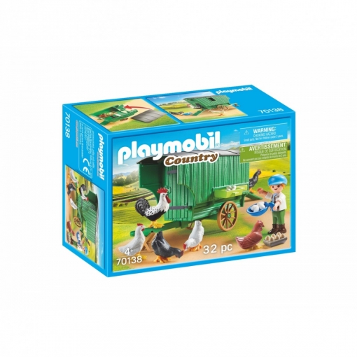 Playmobil 70138 gallinero país 32PC Conjunto de Juego 