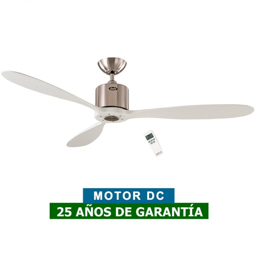 Adiccion licencia Multiplicación Ventilador De Techo Casafan 313248 Aeroplan Eco Blanco/ Cromo Satinado con  Ofertas en Carrefour | Las mejores ofertas de Carrefour