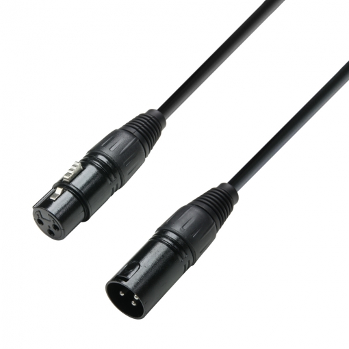 Cable de micrófono NANYI Cables XLR a XLR Cable XLR de 3 pines macho a hembra Cable de conexión Cable DMX con cobre libre de oxígeno 0,5 metros / 1.6 pies 