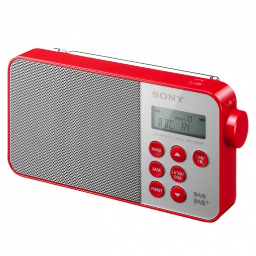 Radio Dab/fm Sony Xdr-s40dbp Color Rojo con en Carrefour | Las mejores ofertas de Carrefour