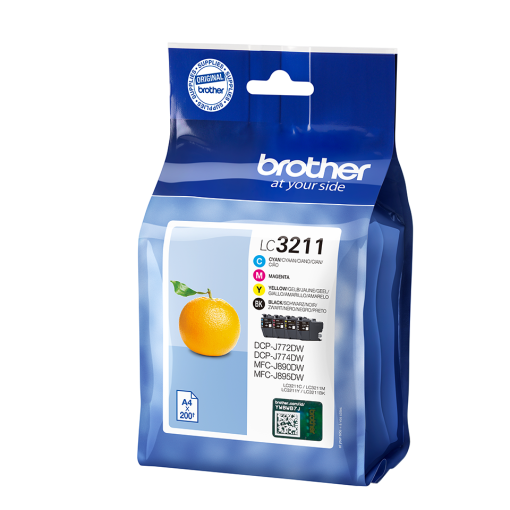 Cartucho Brother Lc3211 200pg Pack 4 Colores con Ofertas en Carrefour | Las  mejores ofertas de Carrefour