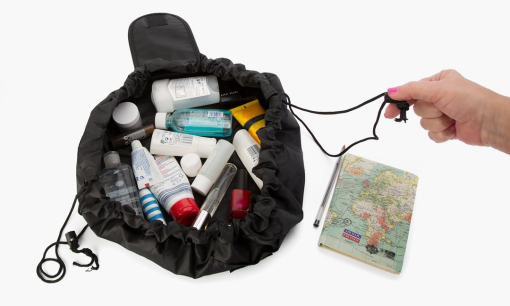 Bolsa De Cosméticos Apertura Plana Con Cordón Neceser Viaje Maquillaje -  Gris con Ofertas en Carrefour | Las mejores ofertas de Carrefour