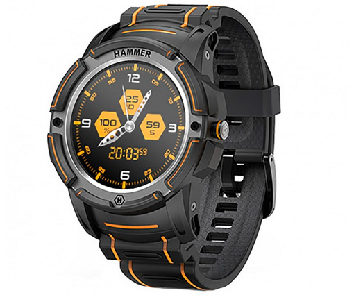 Hammer Negro Smartwatch 1.3'' Frecuencia Cardíaca Y Saturación Gps Ip68  Bluetooth con Ofertas en Carrefour | Las mejores ofertas de Carrefour