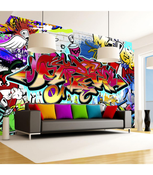 Fotomural Street Art Tema Rojo Medidas 400x280 Con Ofertas En 