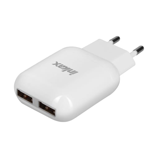 Lote De 100 Cargadores USB Con Enchufe Europeo (UE) - Cable Blanco De 3 Pies, Entrada 100-240V