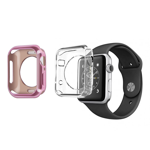 2x Carcasas Para Apple Watch 42/44 Mm De Silicona Flexible De Dux Ducis -  Rosa con Ofertas en Carrefour | Las mejores ofertas de Carrefour