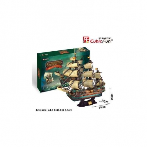 Puzzle 3d San Felipe Armada Española