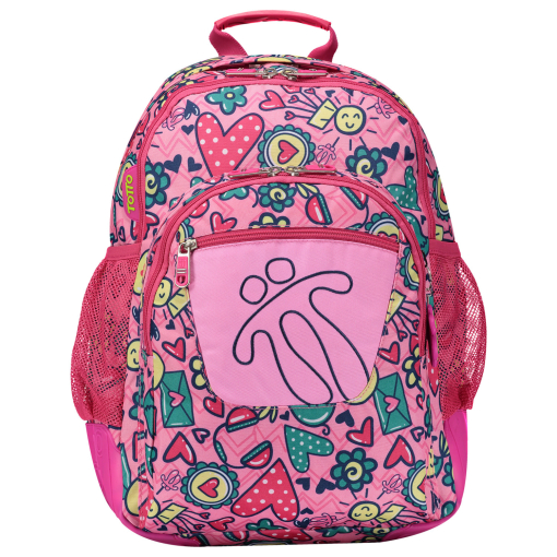 Mochila Escolar Crayoles Rosa Totto 2iq con Ofertas en Carrefour | Las  mejores ofertas de Carrefour