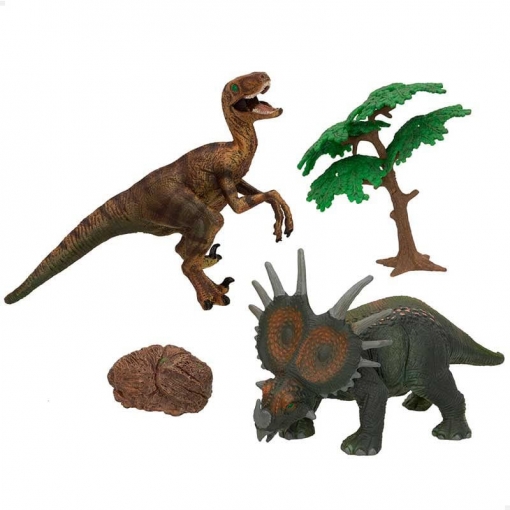 Pack De 2 Dinosaurios Mundo De Dinosaurios Animal World Con Cuernos +3a con  Ofertas en Carrefour | Las mejores ofertas de Carrefour