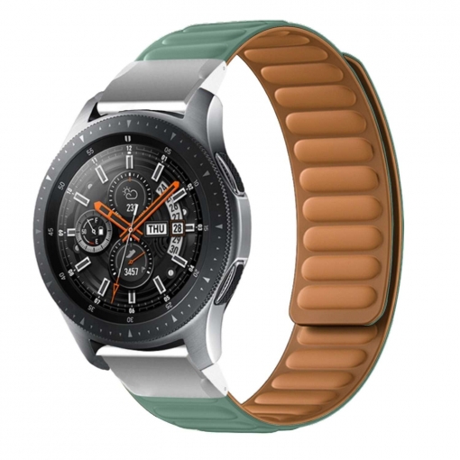 Correa De Eslabones Cierre Magnético Para Samsung Galaxy Watch 3 Bluetooth 41mm Verde