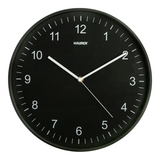 violación Florecer incompleto Reloj De Pared 30 Cm Color Negro.. con Ofertas en Carrefour | Las mejores  ofertas de Carrefour