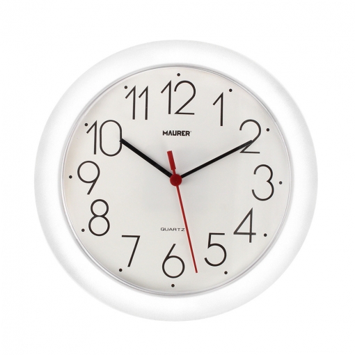 dramático animal Incompatible Reloj De Pared 25 Cm Color Blanco.. con Ofertas en Carrefour | Las mejores  ofertas de Carrefour