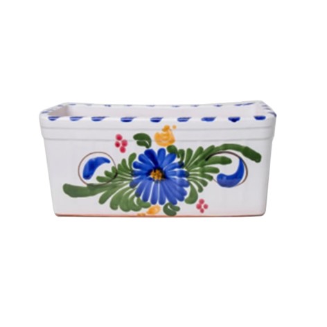 Jardinera Ceramica Flor 70x18 Cm