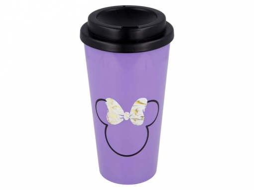 Minnie Mouse | Vaso De Café Para Llevar - Taza Reutilizable Para Te O Café Sin Bpa Con Tapa Antigoteo 520ml (stor - Mini - 1049)