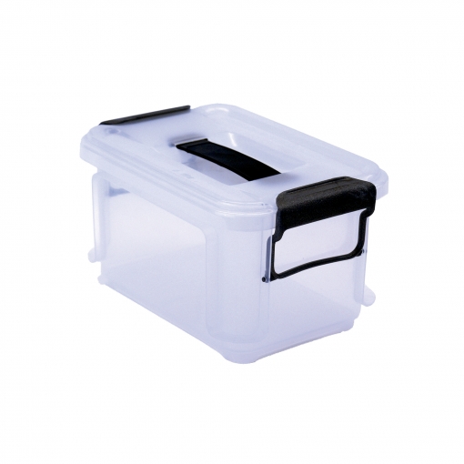 Caja Con Asas Laterales Plástico Denox Clak 25 X 16,5 X 14 Cm 3 L