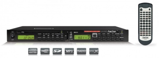 Reproductor Fonestar Con Mando A Distancia De Dvd - Mp3 - Usb - Radio Am - Fm, Rack 19", 430 X 44,5 X 250 Mm