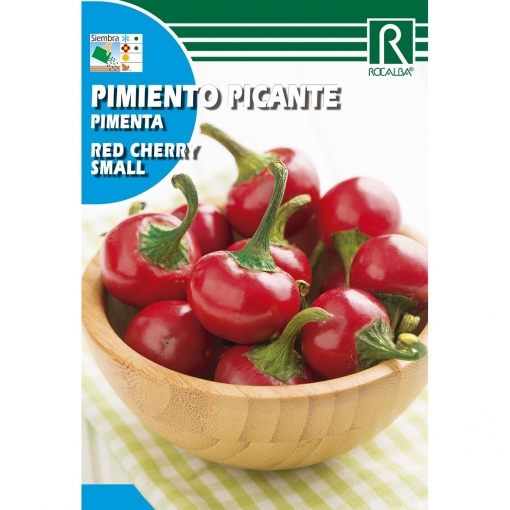 Rocalba Semilla Pimiento Picante red cherry small 