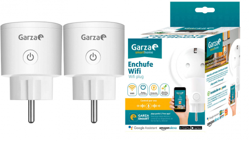 Garza Smarthome - Enchufe Wifi Inteligente Programable Compatible Con Alexa Y Google Home con en Carrefour | Las mejores ofertas de Carrefour