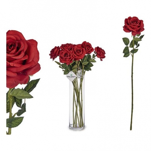 Flor Decorativa Rosa Roja Papel (65 Cm) con Ofertas en Carrefour | Las  mejores ofertas de Carrefour