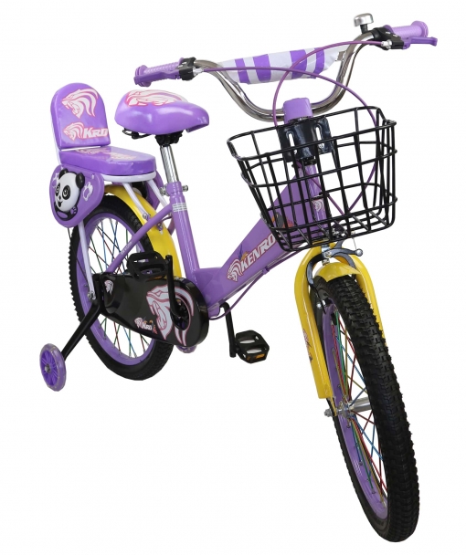 Bicicletas Infantiles Niños 3-8 Años Con Ruedines Y Color: Morado | 12 Pulgadas con Ofertas en Carrefour | Las mejores ofertas de Carrefour
