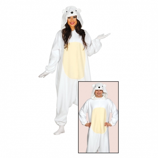 Disfraz Pijama Oso Polar Para Adultos