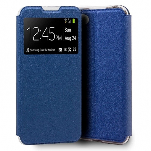 Funda Cool Flip Cover Para Iphone 7 / 8 / Se (2020) / Se (2022) Liso Azul