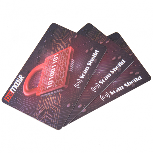 protección para Tarjeta de crédito J&J Tarjeta de Bloqueo RFID/NFC contactless Ultima TECNOLOGIA 13,56 MHz Pasaporte 