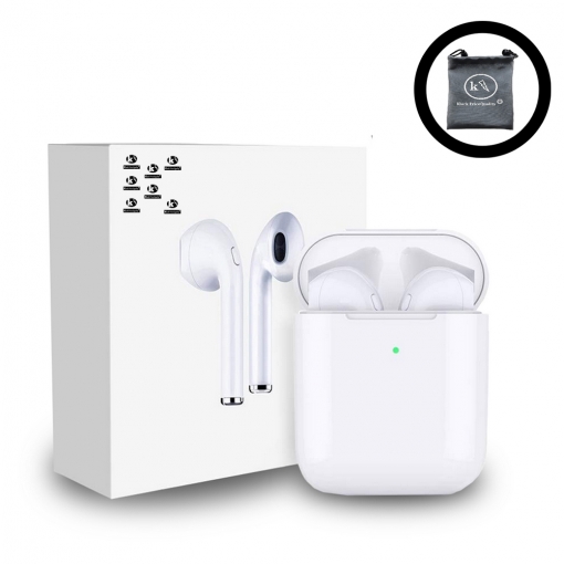 Auriculares Bluetooth Inalambrico I200 Tipo Airpods Sensor In Ear Blanco Klack® Compatible Iphone Samsung Huawei, Universal con Ofertas Carrefour | Las ofertas de Carrefour