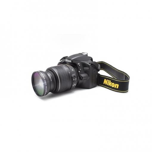 Lente Gran Angular Y Macro Para Objetivos  Nikon De 52mm De Diámetro