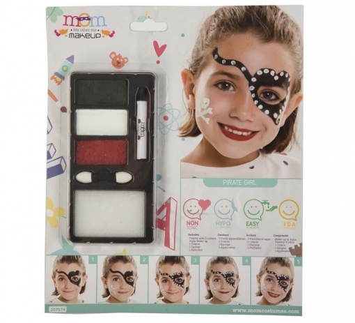 calcetines álbum mentiroso Kit De Maquillaje De Pirata Niña con Ofertas en Carrefour | Las mejores  ofertas de Carrefour