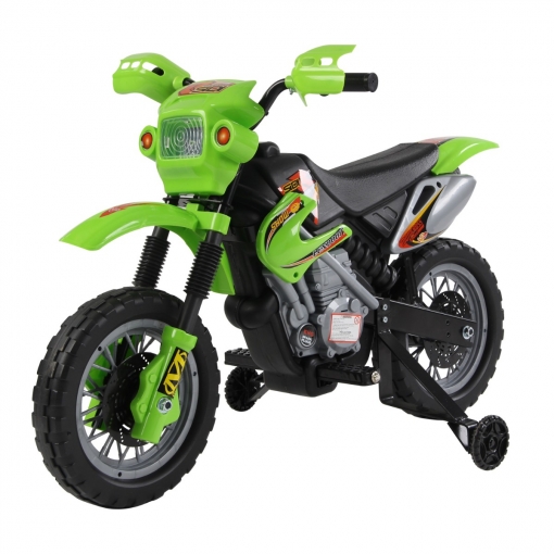 Moto Eléctrica Infantil De Bateria Con Ruedas De