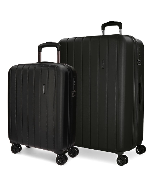 Juego De Maletas Movom Wood Rígido 55-65cm Negro con Ofertas en Carrefour |  Las mejores ofertas de Carrefour