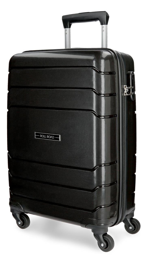 Maleta De Cabina Rígida Roll Road Fast Negra 55cm con Ofertas en Carrefour  | Las mejores ofertas de Carrefour