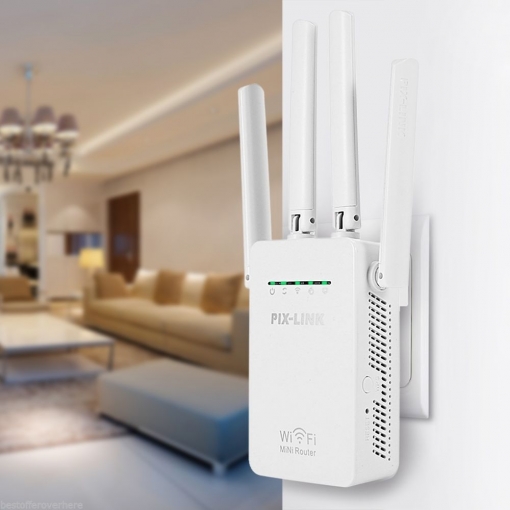 familia real Parecer ilegal Router Inalambrico Repetidor Wifi Doble Banda Pix - Link 1200m 2,4g/5g con  Ofertas en Carrefour | Las mejores ofertas de Carrefour